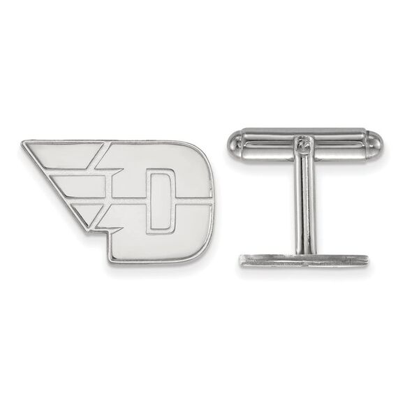 Sterling Silver University of Dayton Cuff Links - Picture 1 of 3